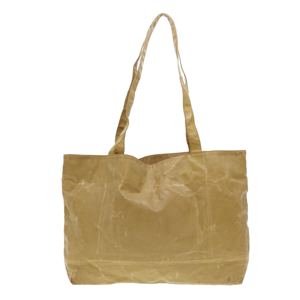 CHANEL Shoulder Bag Enamel Beige CC Auth bs5025 - Picture 3 of 16